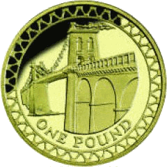 2005 Pound Coin - Menai Straits